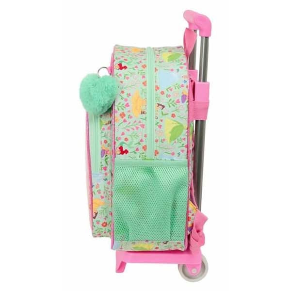 Skolväska med hjul Disney Princess Bloom 26 x 34 x 11 cm