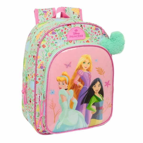 Skoletaske Disney Princess Bloom 26 x 34 x 11 cm
