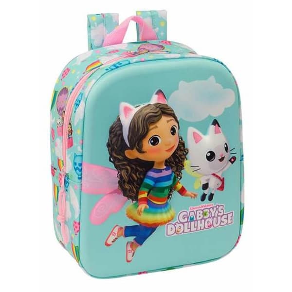 Koululaukku Gabby's Dollhouse 22 x 27 x 10 cm 3D