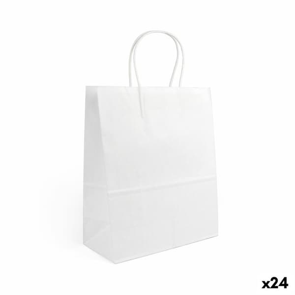 Papperskasse Algon Vit 32 x 12 x 40 cm (24 antal)