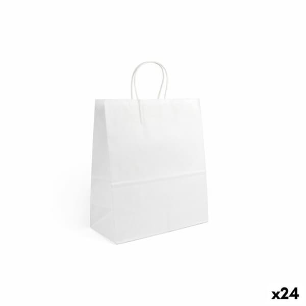 Papperskasse Algon Vit 26 x 14 x 31 cm (24 antal)