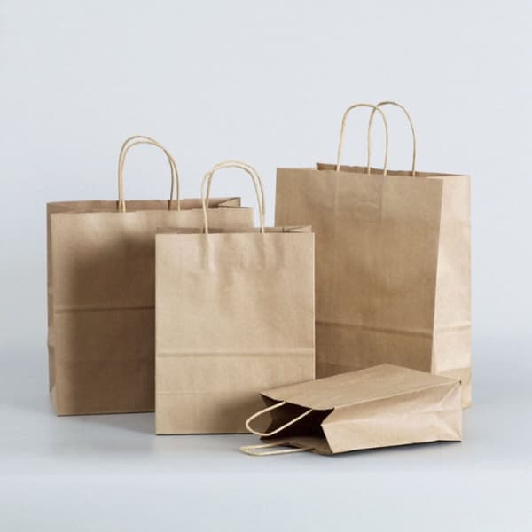 Papirpose Algon Kraft 26 x 17 x 26 cm (24 enheder)