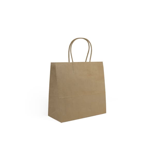 Papirpose Algon Kraft 26 x 17 x 26 cm (24 enheter)