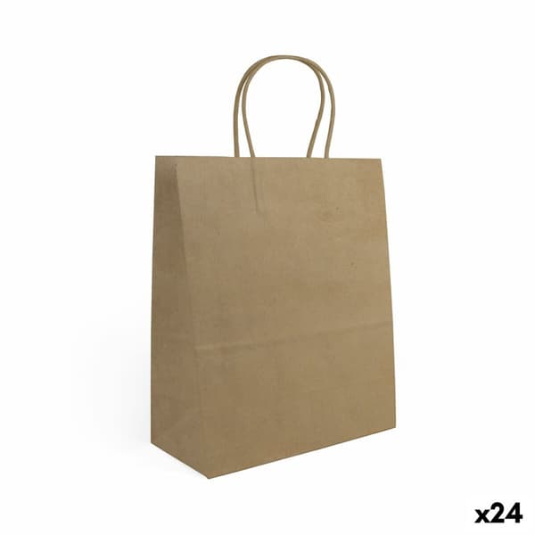 Papirpose Algon Kraft 32 x 12 x 40 cm (24 enheter)