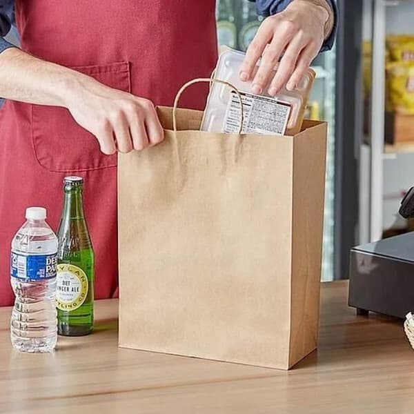 Papperskasse Algon Kraft 32 x 12 x 40 cm (24 antal)