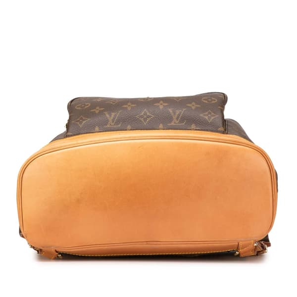 Pre-owned Louis Vuitton Monogram Montsouris GM Brown