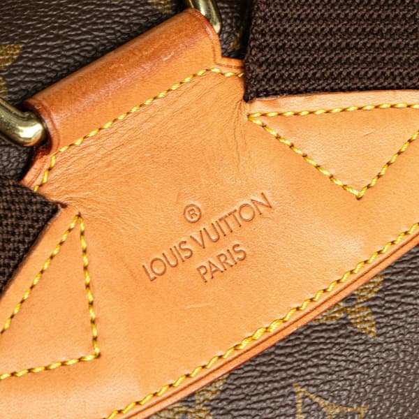 Pre-owned Louis Vuitton Monogram Montsouris GM Brown