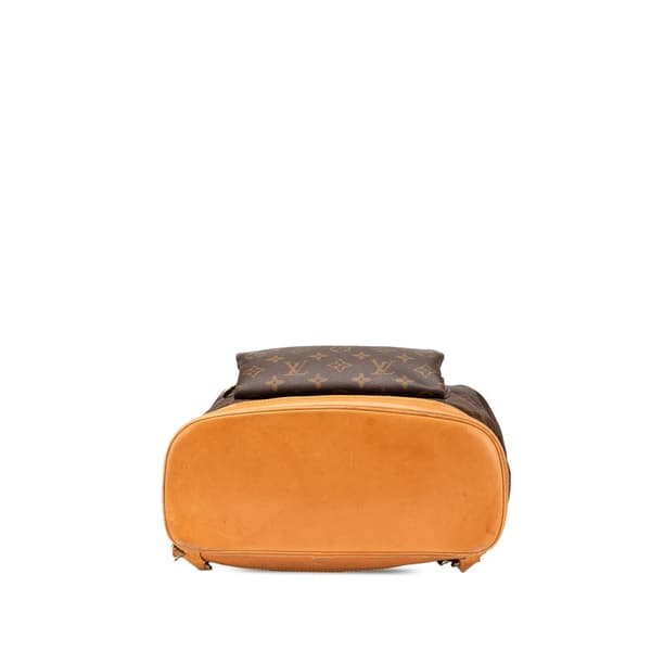 Pre-owned Louis Vuitton Monogram Montsouris GM Brown