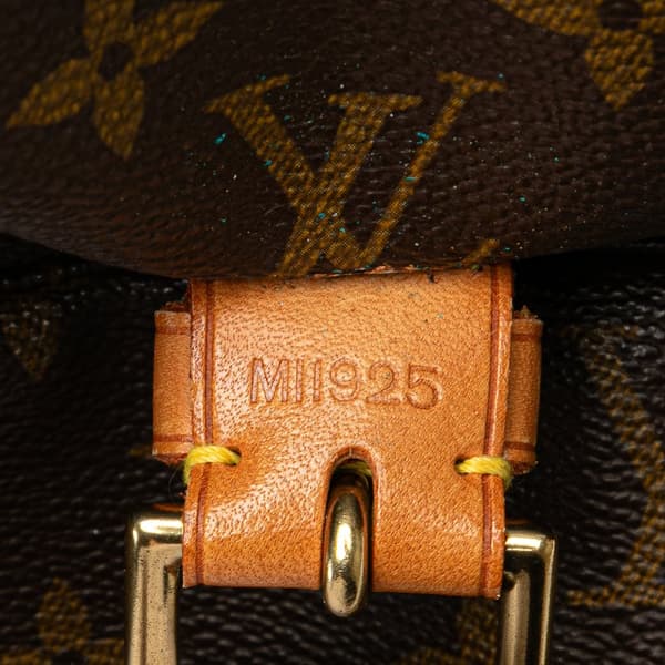 Pre-owned Louis Vuitton Monogram Montsouris GM Brown