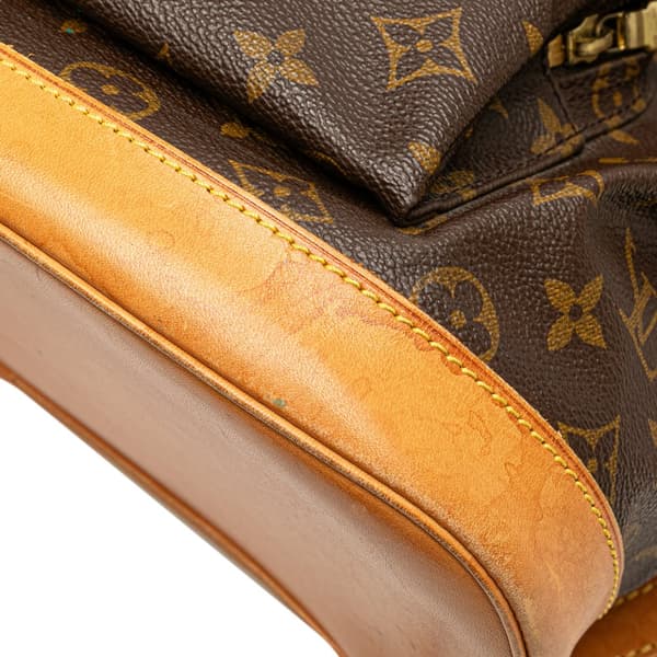 Pre-owned Louis Vuitton Monogram Montsouris GM Brown