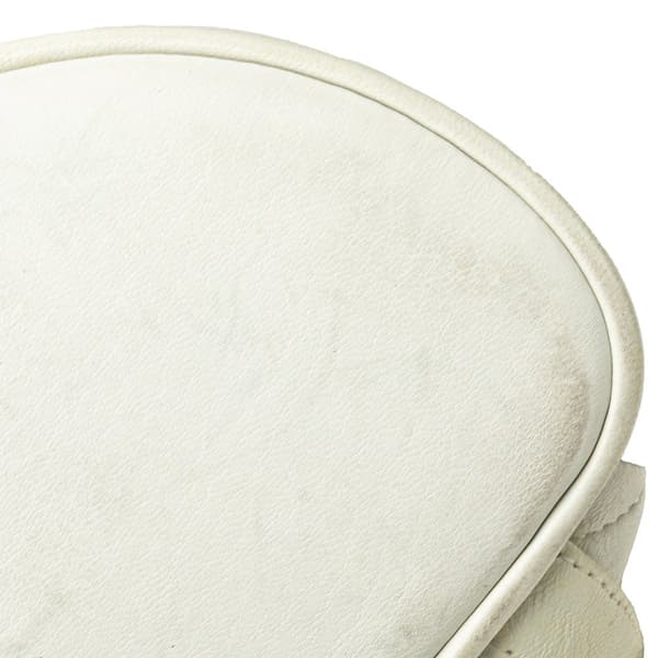 Pre-owned Chanel Medium Quilted Lambskin Duma Backpack White