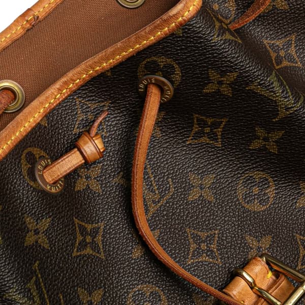 Pre-owned Louis Vuitton Monogram Montsouris GM Brown