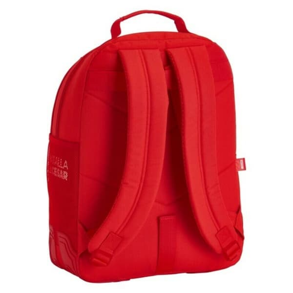 Skoletaske Real Sporting de Gijón Rød 32 x 42 x 15 cm