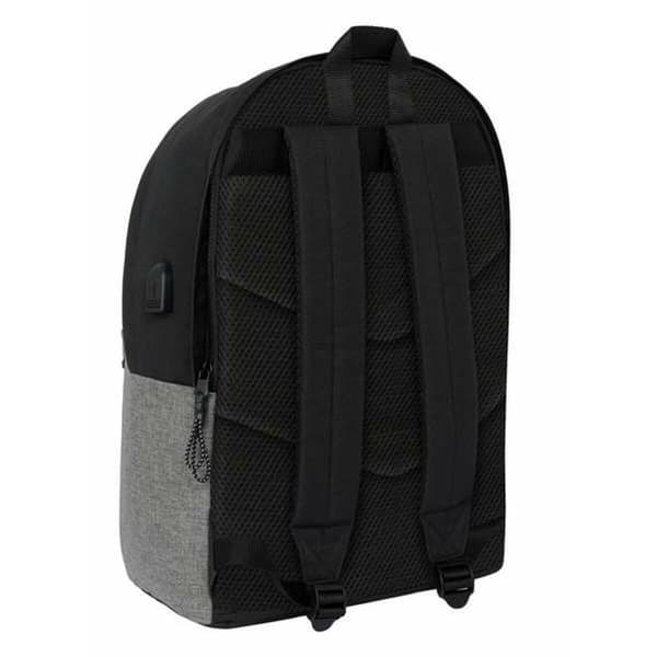 Laptop rygsæk Safta Rhino Sort Grå 31 x 44 x 18 cm