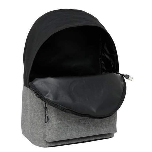 Laptop rygsæk Safta Rhino Sort Grå 31 x 44 x 18 cm