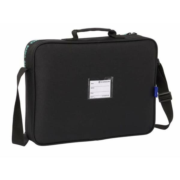 Skole skoletaske F.C. Barcelona Sort 38 x 28 x 6 cm
