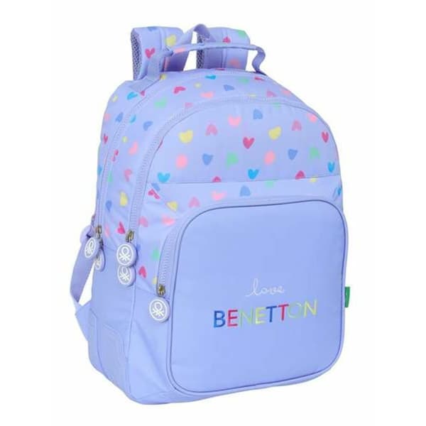 Skoletaske Benetton Syren 32 x 42 x 15 cm