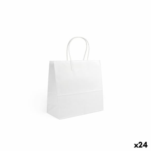 Papperskasse Algon Vit 26 x 17 x 26 cm (24 antal)