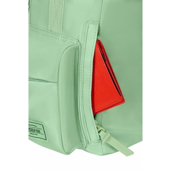 Rento reppu American Tourister Urban Groove Pastels Roll Top Vihreä Casual