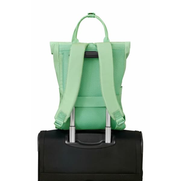 Rento reppu American Tourister Urban Groove Pastels Roll Top Vihreä Casual