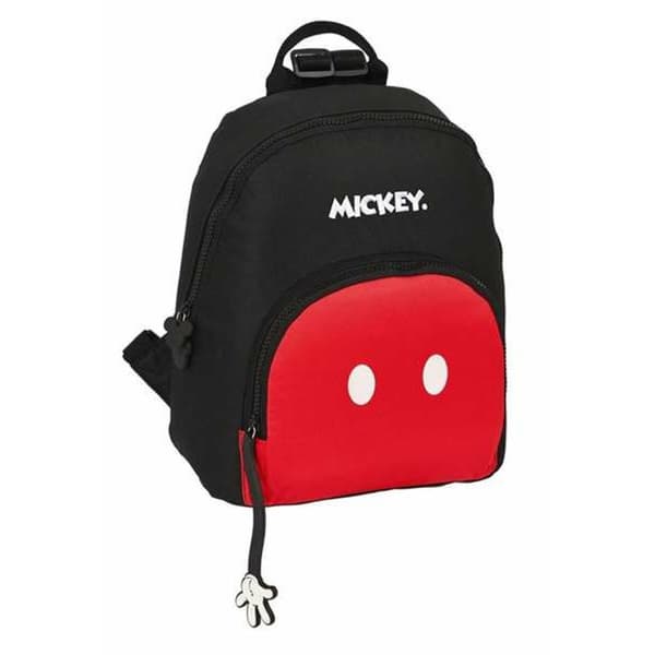 Rento reppu Mickey Mouse Musta Punainen 25 x 30 x 13 cm
