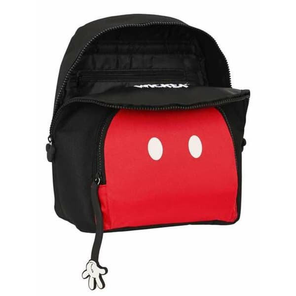 Rento reppu Mickey Mouse Musta Punainen 25 x 30 x 13 cm