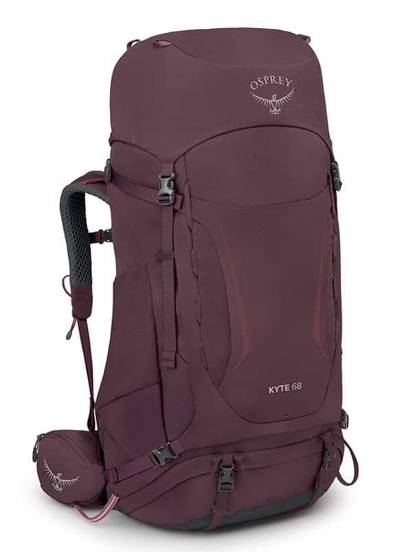 Osprey Kyte naisten vaellusreppu 68 violetti M/L