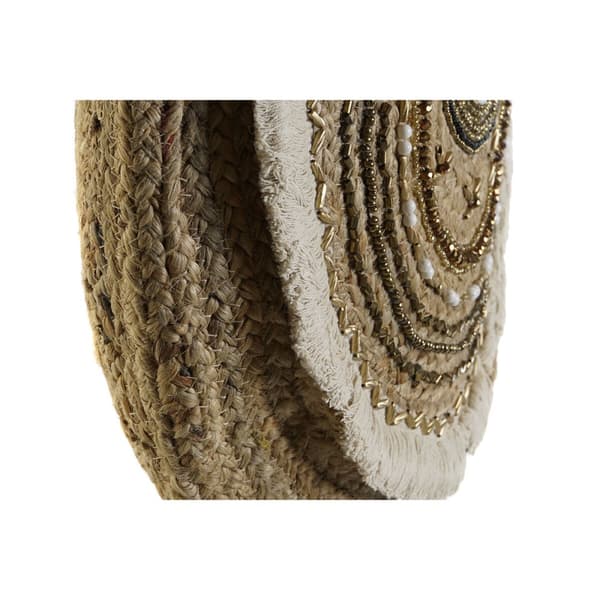Damväska DKD Home Decor Svart Beige Naturell 36 x 12 x 36 cm (2 antal)