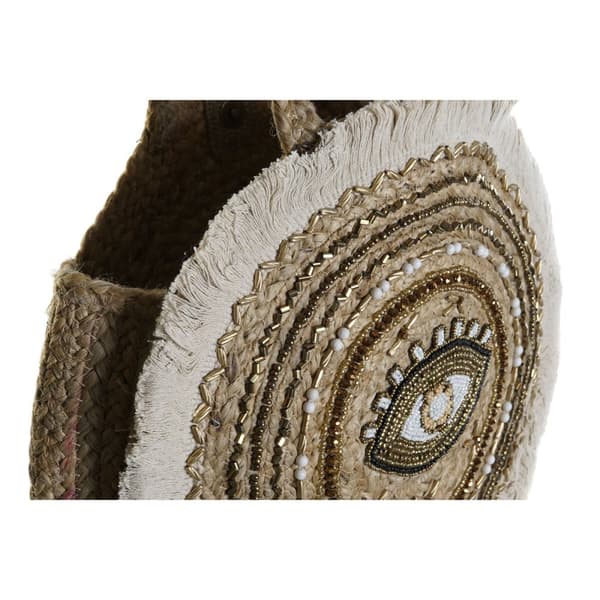 Damväska DKD Home Decor Svart Beige Naturell 36 x 12 x 36 cm (2 antal)