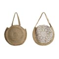 Miniatyrbillede 6 af 6: Håndtasker til damer DKD Home Decor Sort Beige Natur 36 x 12 x 36 cm (2 enheder)