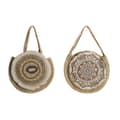 Miniatyrbillede 1 af 6: Håndtasker til damer DKD Home Decor Sort Beige Natur 36 x 12 x 36 cm (2 enheder)