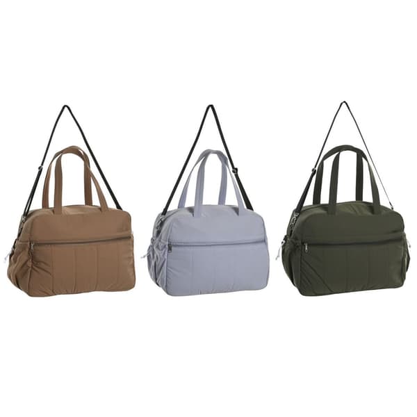 Damväska Home ESPRIT Grön Beige Lila 42 x 19 x 30 cm (3 antal)