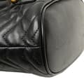 Miniatyrbillede 9 af 10: Pre-owned Gucci GG Marmont Matelasse Calfskin Backpack Black