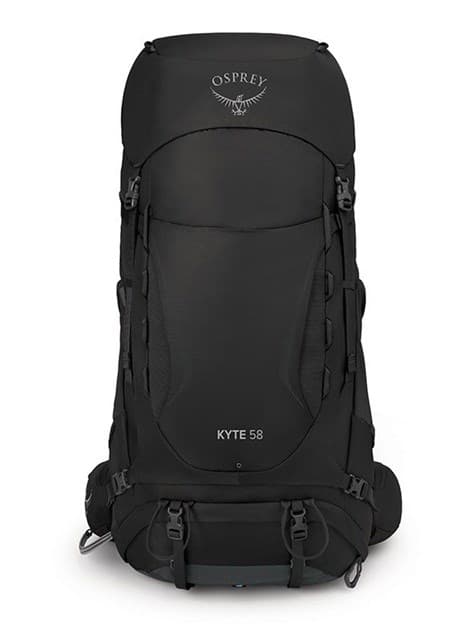 Osprey Kyte 58 naisten vaellusreppu M/L musta