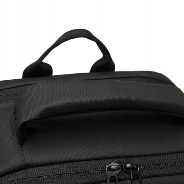 HERRE CITY RYGSÆK Elegant SORT STOR Skole KONTOR USB Laptop 32L