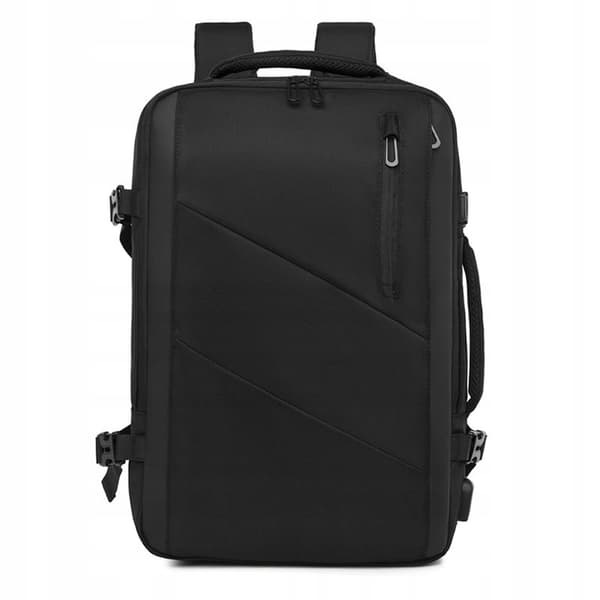 HERRE CITY RYGSÆK Elegant SORT STOR Skole KONTOR USB Laptop 32L