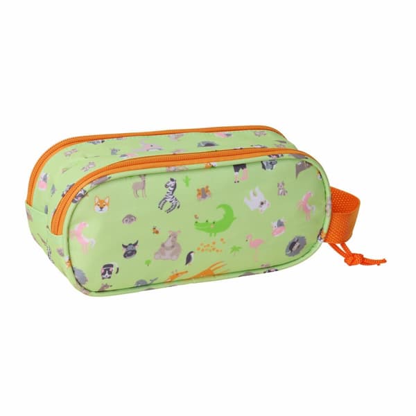 Dobbelt carry-all Safta Lime 21 x 8 x 6 cm 3D