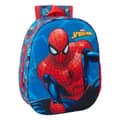 Miniatyrbillede 1 af 3: Børnetaske Spider-Man Rød Marineblå 27 x 33 x 10 cm 3D