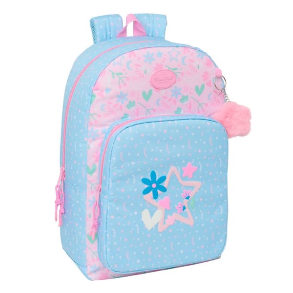 Skolryggsäck BlackFit8 Smile Blå Rosa 30 x 46 x 14 cm