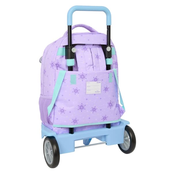 Skolväska med hjul Frozen Spirit Lila 33 x 45 x 22 cm