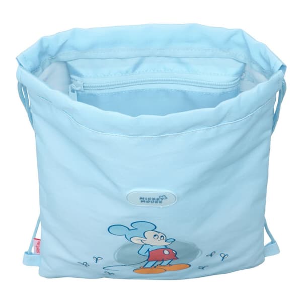 Skopåse med remmar Mickey Mouse Clubhouse Baby Blå 26 x 34 x 1 cm