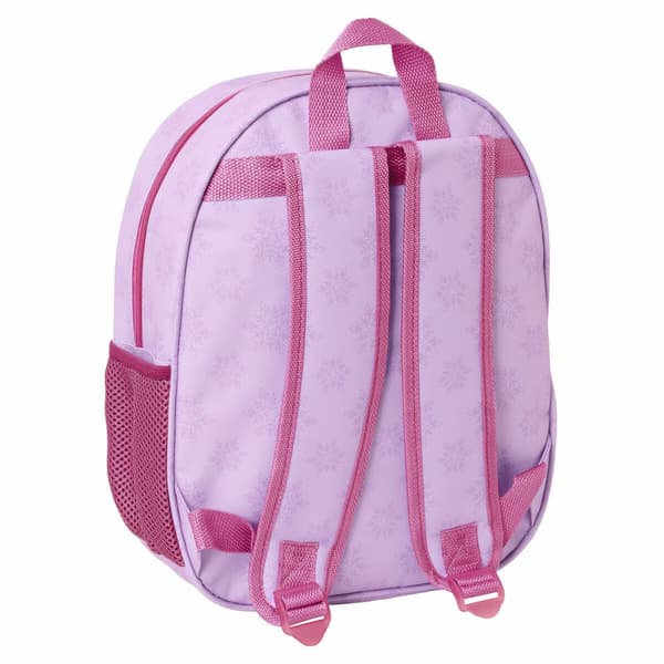 Lasten laukku Frozen Pinkki Taivaansininen 27 x 33 x 10 cm 3D