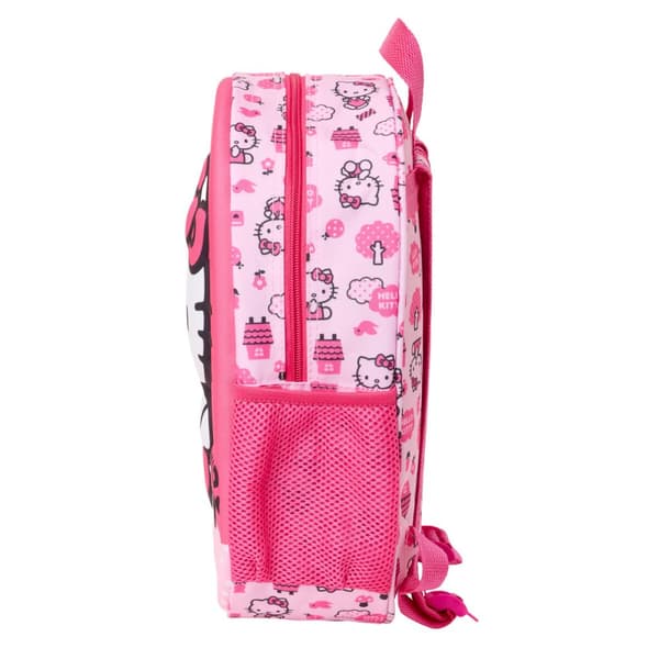 Lasten laukku Hello Kitty Pinkki 27 x 33 x 10 cm 3D