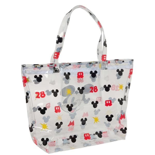 Damväska Mickey Mouse Clubhouse Beach Multicolour Transparent 54 x 35 x 17 cm