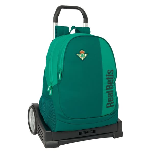Skolryggsäck Real Betis Balompié Grön 32 x 43 x 14 cm