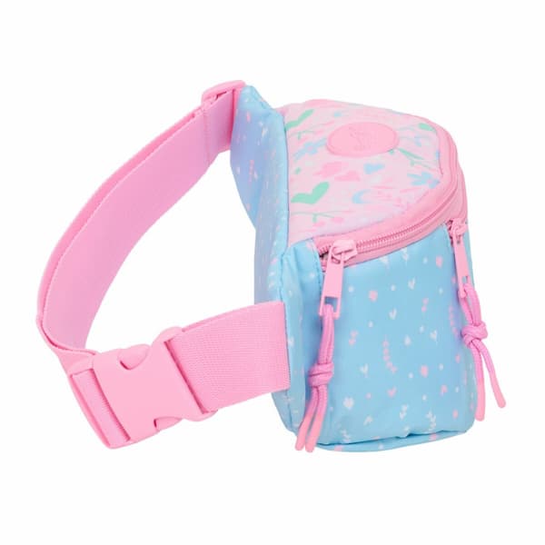 Bæltetaske BlackFit8 Smile Pink Lyseblå 23 x 12 x 9 cm