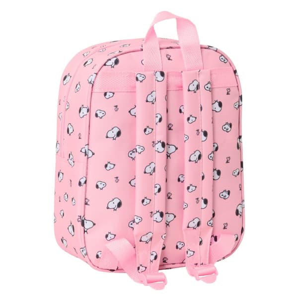 Lasten laukku Snoopy Pinkki 22 x 27 x 10 cm 3D