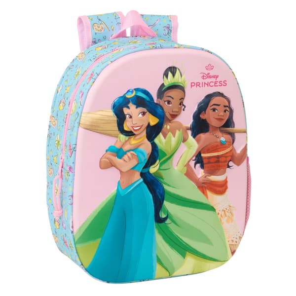 Lasten laukku Frozen Pinkki Taivaansininen 27 x 33 x 10 cm 3D