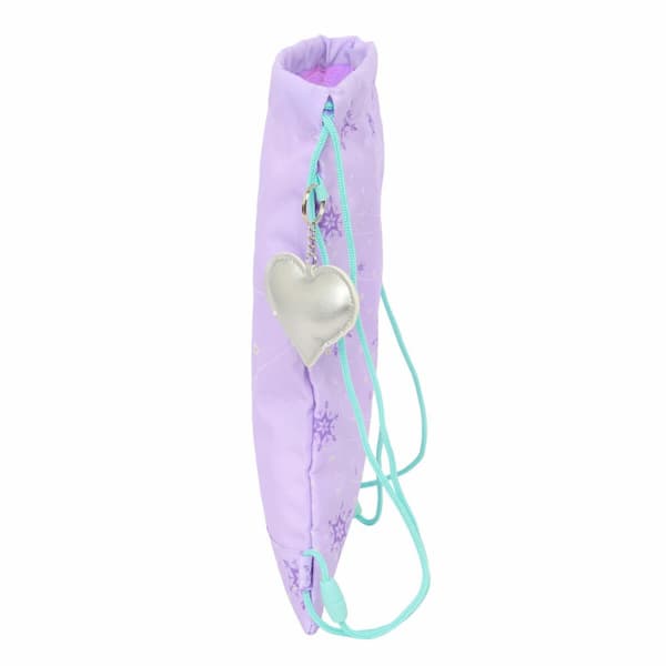 Skopåse med remmar Frozen Spirit Lila 26 x 34 x 1 cm