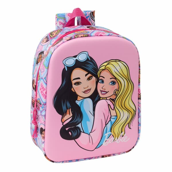 Skolryggsäck Barbie Rosa 22 x 27 x 10 cm
